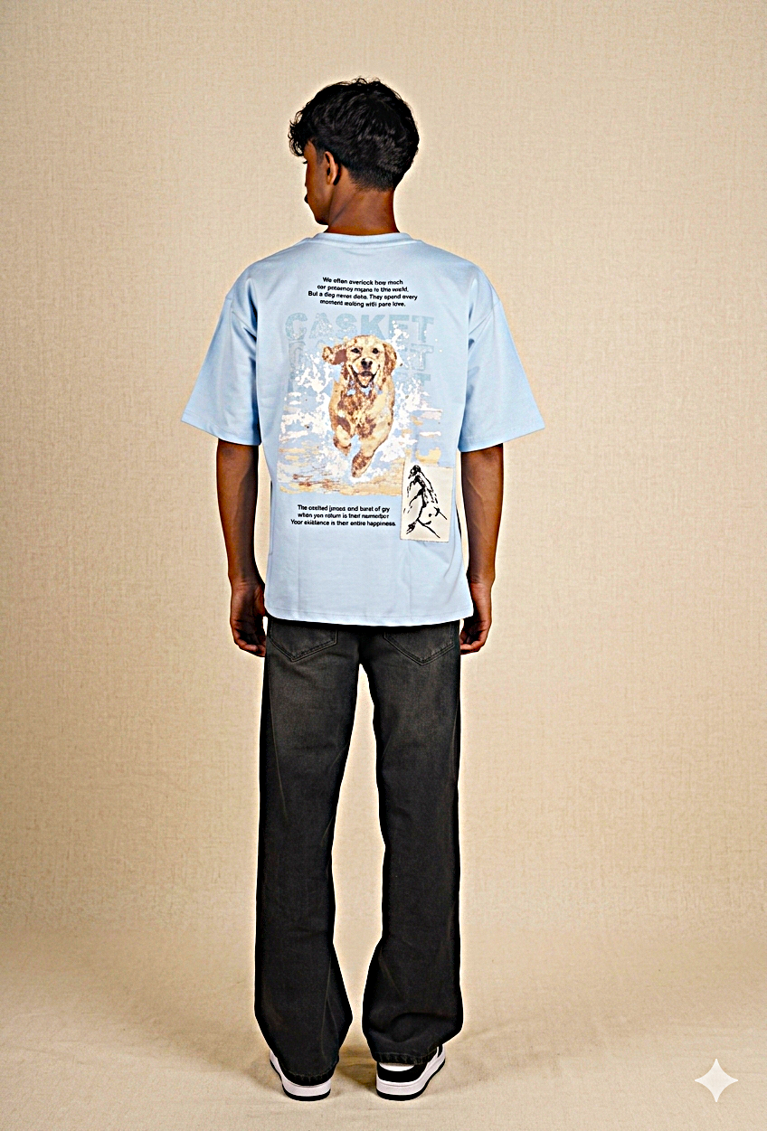 Stone Marble Grey Crew Neck Tee